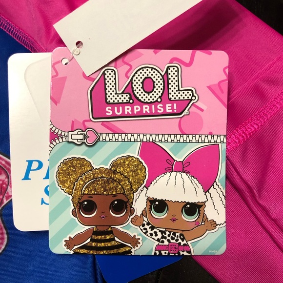 L.O.L. Surprise UPF Style Queens 2-Piece Metallic Swim Suit - Picture 12 of 14